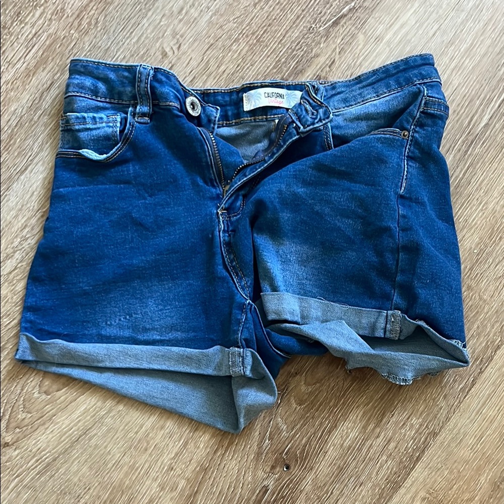 Blue Denim Women's Shorts